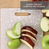 image:imageDexas Classic Jelli Cutting Board with Handle 85 by 11 inches White Granite PatternWhite Granite Pattern
