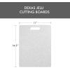 image:imageDexas Classic Jelli Cutting Board with Handle 85 by 11 inches White Granite PatternWhite Granite Pattern