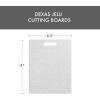 image:imageDexas Classic Jelli Cutting Board with Handle 85 by 11 inches White Granite PatternWhite Granite Pattern
