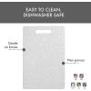 image:imageDexas Classic Jelli Cutting Board with Handle 85 by 11 inches White Granite PatternWhite Granite Pattern