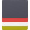 image:imageDexas Heavy Duty Cutting Board Grippmat Flexible Cutting Boards for Kitchen Set of 4 Non Slip Plastic Board Cutting Mat 115 by 14 inches Gray Turquoise White Green Set Kitchen GadgetsGray Red White Green