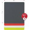 image:imageDexas Heavy Duty Cutting Board Grippmat Flexible Cutting Boards for Kitchen Set of 4 Non Slip Plastic Board Cutting Mat 115 by 14 inches Gray Turquoise White Green Set Kitchen GadgetsGray  Red  White and Green