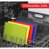 image:imageDexas Heavy Duty Cutting Board Grippmat Flexible Cutting Boards for Kitchen Set of 4 Non Slip Plastic Board Cutting Mat 115 by 14 inches Gray Turquoise White Green Set Kitchen GadgetsBlue  Green  Yellow and Red