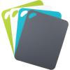 image:imageDexas Heavy Duty Cutting Board Grippmat Flexible Cutting Boards for Kitchen Set of 4 Non Slip Plastic Board Cutting Mat 115 by 14 inches Gray Turquoise White Green Set Kitchen GadgetsGray  Turquoise  White  Green