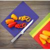 image:imageDexas Heavy Duty Cutting Board Grippmat Flexible Cutting Boards for Kitchen Set of 4 Non Slip Plastic Board Cutting Mat 115 by 14 inches Gray Turquoise White Green Set Kitchen GadgetsBlue  Green  Yellow and Red