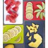 image:imageDexas Heavy Duty Cutting Board Grippmat Flexible Cutting Boards for Kitchen Set of 4 Non Slip Plastic Board Cutting Mat 115 by 14 inches Gray Turquoise White Green Set Kitchen GadgetsGray Red White Green