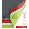 image:imageDexas Heavy Duty Cutting Board Grippmat Flexible Cutting Boards for Kitchen Set of 4 Non Slip Plastic Board Cutting Mat 115 by 14 inches Gray Turquoise White Green Set Kitchen GadgetsGray Red White Green