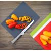 image:imageDexas Heavy Duty Cutting Board Grippmat Flexible Cutting Boards for Kitchen Set of 4 Non Slip Plastic Board Cutting Mat 115 by 14 inches Gray Turquoise White Green Set Kitchen GadgetsGray  Red  White and Green