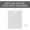 image:imageDexas NSF Polysafe Cutting Board with Handle 95 x 15 Inches Reversible NonSlip Kitchen Cutting Board WhiteConcave