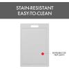 image:imageDexas NSF Polysafe Cutting Board with Handle 95 x 15 Inches Reversible NonSlip Kitchen Cutting Board WhiteConcave
