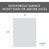 image:imageDexas NSF Polysafe Cutting Board with Handle 95 x 15 Inches Reversible NonSlip Kitchen Cutting Board WhiteConcave