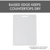 image:imageDexas NSF Polysafe Cutting Board with Handle 95 x 15 Inches Reversible NonSlip Kitchen Cutting Board WhiteConcave