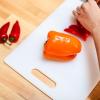 image:imageDexas NSF Polysafe Cutting Board with Handle 95 x 15 Inches Reversible NonSlip Kitchen Cutting Board WhiteFlat