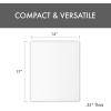 image:imageDexas NSF Polysafe Cutting Board with Handle 95 x 15 Inches Reversible NonSlip Kitchen Cutting Board WhiteFlat
