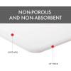 image:imageDexas NSF Polysafe Cutting Board with Handle 95 x 15 Inches Reversible NonSlip Kitchen Cutting Board WhiteFlat