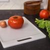 image:imageDexas NSF Polysafe Cutting Board with Handle 95 x 15 Inches Reversible NonSlip Kitchen Cutting Board WhiteFlat