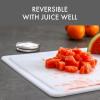 image:imageDexas NSF Polysafe Cutting Board with Handle 95 x 15 Inches Reversible NonSlip Kitchen Cutting Board WhiteFlat
