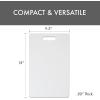 image:imageDexas NSF Polysafe Cutting Board with Handle 95 x 15 Inches Reversible NonSlip Kitchen Cutting Board WhiteFlat