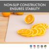 image:imageDexas NSF Polysafe Cutting Board with Handle 95 x 15 Inches Reversible NonSlip Kitchen Cutting Board WhiteFlat