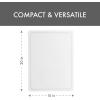 image:imageDexas NSF Polysafe Cutting Board with Handle 95 x 15 Inches Reversible NonSlip Kitchen Cutting Board WhiteFlat