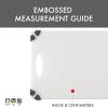 image:imageDexas NonSlip Cutting Board 18x 12 with Wraparound Grips NSF CertifiedWhite