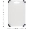 image:imageDexas NonSlip Cutting Board 18x 12 with Wraparound Grips NSF CertifiedWhite