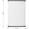 image:imageDexas NonSlip Grippboard Cutting Board sized 12x18 in NaturalGray Color