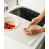 image:imageDexas Over the Sink PolyFiber Flax Cutting Board with Collapsible Colander Strainer 115 x 20 CreamCream