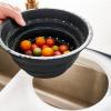 image:imageDexas Over the Sink PolyFiber Flax Cutting Board with Collapsible Colander Strainer 115 x 20 CreamNaturalGray