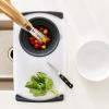 image:imageDexas Over the Sink PolyFiber Flax Cutting Board with Collapsible Colander Strainer 115 x 20 CreamNaturalGray
