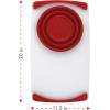 image:imageDexas Over the Sink PolyFiber Flax Cutting Board with Collapsible Colander Strainer 115 x 20 CreamNaturalRed