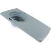 image:imageDexas Over the Sink PolyFiber Flax Cutting Board with Collapsible Colander Strainer 115 x 20 CreamSmoke Blue