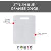 image:imageDexas Superboard Cutting Board with Handle 11 x 145 inch Heavy Granite Kitchen Prep Board Dishwasher Safe NonPorous Poly Surface Made in USABlue Granite