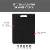 image:imageDexas Superboard Cutting Board with Handle 11 x 145 inch Heavy Granite Kitchen Prep Board Dishwasher Safe NonPorous Poly Surface Made in USAMidnight Granite