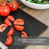 image:imageDexas Superboard Cutting Board with Handle 11 x 145 inch Heavy Granite Kitchen Prep Board Dishwasher Safe NonPorous Poly Surface Made in USAMidnight Granite