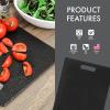 image:imageDexas Superboard Cutting Board with Handle 11 x 145 inch Heavy Granite Kitchen Prep Board Dishwasher Safe NonPorous Poly Surface Made in USAMidnight Granite