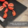 image:imageDexas Superboard Cutting Board with Handle 11 x 145 inch Heavy Granite Kitchen Prep Board Dishwasher Safe NonPorous Poly Surface Made in USAMidnight Granite