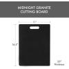 image:imageDexas Superboard Cutting Board with Handle 11 x 145 inch Heavy Granite Kitchen Prep Board Dishwasher Safe NonPorous Poly Surface Made in USAMidnight Granite