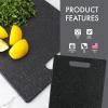 image:imageDexas Superboard Cutting Board with Handle 11 x 145 inch Heavy Granite Kitchen Prep Board Dishwasher Safe NonPorous Poly Surface Made in USAMidnight Granite