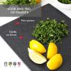 image:imageDexas Superboard Cutting Board with Handle 11 x 145 inch Heavy Granite Kitchen Prep Board Dishwasher Safe NonPorous Poly Surface Made in USAMidnight Granite