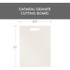 image:imageDexas Superboard Cutting Board with Handle 11 x 145 inch Heavy Granite Kitchen Prep Board Dishwasher Safe NonPorous Poly Surface Made in USAOatmeal Granite