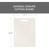 image:imageDexas Superboard Cutting Board with Handle 11 x 145 inch Heavy Granite Kitchen Prep Board Dishwasher Safe NonPorous Poly Surface Made in USAOatmeal Granite