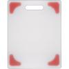 image:imageDexas Superboard Cutting Board with Handle and NonSlip Feet 11 by 145 inches Light Granite Color with Black NonSlip CornersWhite with NonSlip Red Corners