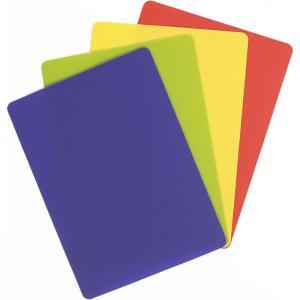 image:imageDexas Heavy Duty Cutting Board Grippmat Flexible Cutting Boards for Kitchen Set of 4 Non Slip Plastic Board Cutting Mat 115 by 14 inches Gray Turquoise White Green Set Kitchen GadgetsBlue  Green  Yellow and Red