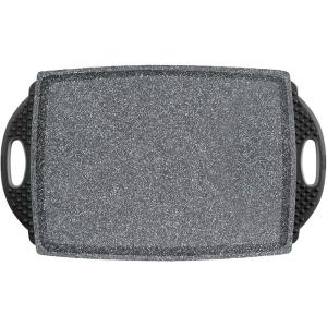 image:imageDexas Heavy Granite Cutting Board with Nib Handles  10 x 15 Inches  Heavy Granite PolyGrey Granite Pattern