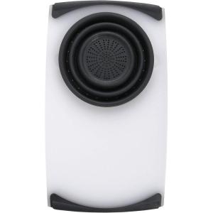 image:imageDexas Over the Sink PolyFiber Flax Cutting Board with Collapsible Colander Strainer 115 x 20 CreamNaturalGray
