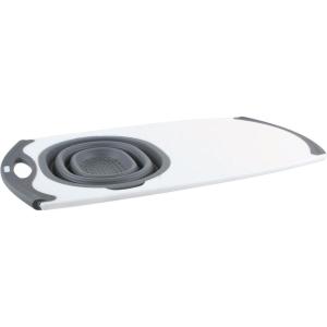 image:imageDexas OvertheSink Strainer GrippboardWhite and Gray
