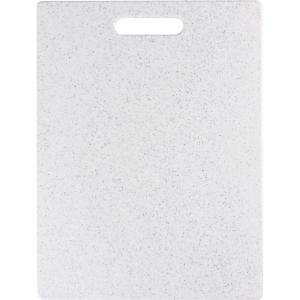 image:imageDexas PolyCoconut EVOLV Poly Cutting Board with Natural Coconut Shells 11 x 145in White 451PC32