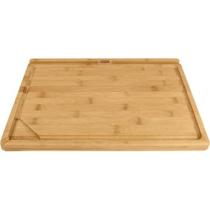 image:imageDexas PrepTech Home Chef Bamboo Cutting Board with Integrated Tablet Holder Groove 12x16 Inches