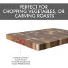 image:imageDexas Acacia End Grain Reversible Butcher Block Cutting Board  118 x 1614  HeavyDuty Wood Chopping Board with Recessed Finger Grips